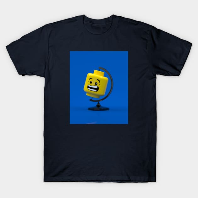 Lego Globe T-Shirt by jaimesanchez
